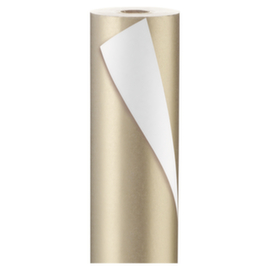 GESCHENKPAPIER MIT PERLEFFEKT GOLD