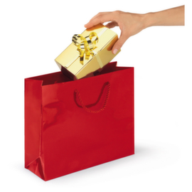 Lack Tasche 12 x 7 x 16 cm rot