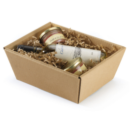 Wellpapp-Geschenkkörbe natur 260 x 210 x 100 mm