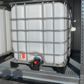 Lacont Gitterrostboden für Gefahrstoffregal, Breite x Tiefe 2680 x 1100 mm