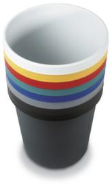 helit Corbeille à papier pour bureau