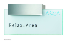 Plaque murale CLEAR en verre de sécurité