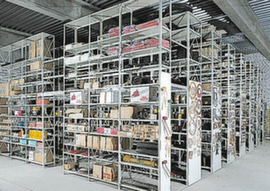 META Rayonnage à boulonner FIX avec charge max. par tablette max. 230 kg