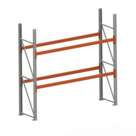 META Rayonnage à palettes MULTIPAL pour 6 palettes, largeur 2870 mm, 3 niveaux de stockage