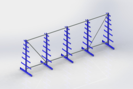 META Rayonnage cantilever universel Atlas ST