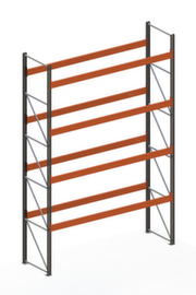 META Rayonnage à palettes MULTIPAL pour 20 palettes, largeur 3770 mm, 5 niveaux de stockage