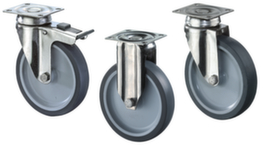 BS-ROLLEN Roulette pour machines non tachante avec bandage thermoplastique