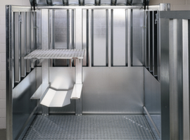 Porte-fûts pour conteneurs de matières dangereuses, fût 50 litres