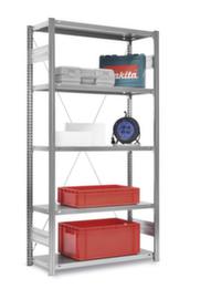 Rayonnage sans boulons avec charge max. par tablette 145 kg