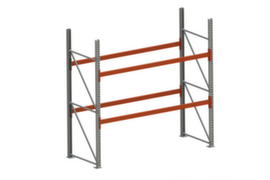 META Rayonnage à palettes MULTIPAL pour 9 palettes, largeur 2870 mm, 3 niveaux de stockage