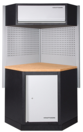 KRAFTWERK® MOBILIO élément d'angle compact avec paroi perforée