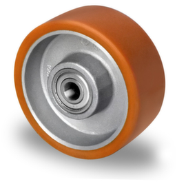 Cascoo Roue encastrable, force 350 kg, polyuréthane bandage