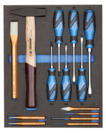 TS CT2-2154SK-119 Assortiment d'outils en 2/4 module Check-Tool