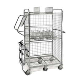 lot de 2 roues centrales fixes