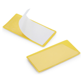 25 Porte -étiquette jaune