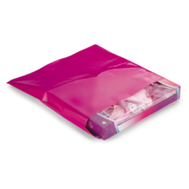 Pochette plastique opaque couleur rose Raja 40x30cm