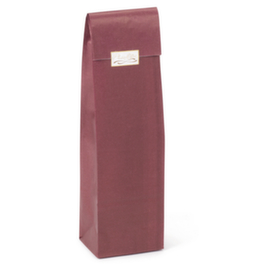 50 pochettes bouteille kraft bordeaux