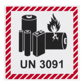 Étiquette pour le transport de matières dangereuses