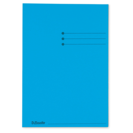 100 chemises bleues en carton Esselte®