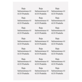 Étiquette laser 70 x 42,3 mm