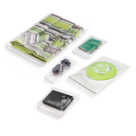 1000 sachets plastique à fermeture adhésive