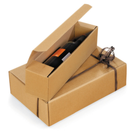 Boîte bouteilles noire (pour 1 bouteille)