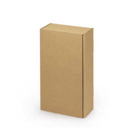 Boîte bouteilles brune (pour 2 bouteilles)