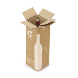 Caisse pour bouteilles avec croisillons renforcés