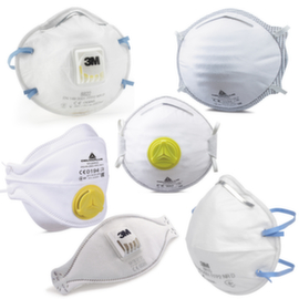 Masque antipoussière FFP2 avec soupape