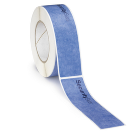 Étiquette papier adhésive de sécurité rectangle RAJA