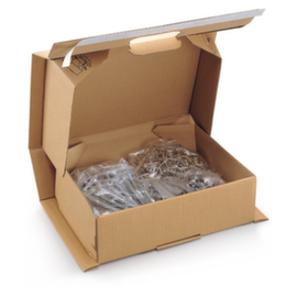 Boîte antichoc avec fermeture adhésive sécurisée RAJA