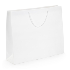 25 sacs pelliculés blanc effet mat