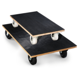 Plateau roulant avec plateforme antidérapante