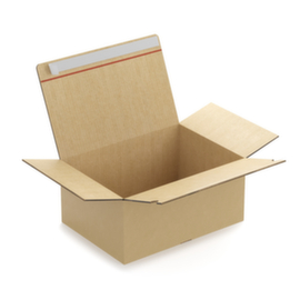 Caisse montage instantané avec fermeture adhésive RAJA