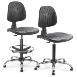 siège d’atelier pivotant avec hauteur de l’assise réglable