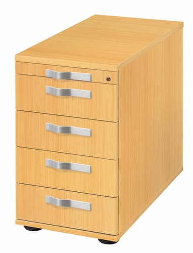 Standcontainer Up and Down, 4 Schublade(n), Buche/Buche