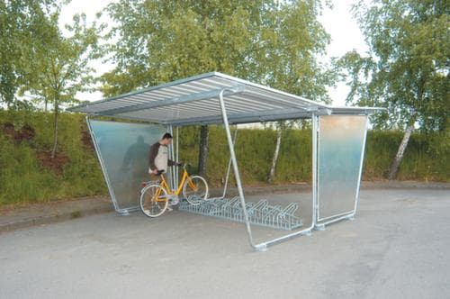 Überdachung Siegen S29, Anbaufeld, Breite x Tiefe 4300 x 4660 mm