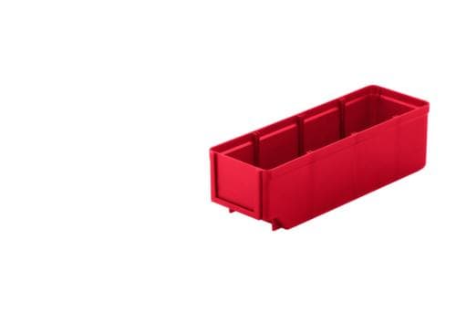 Regalkasten mit großer Beschriftungsfläche, rot, Tiefe 400 mm
