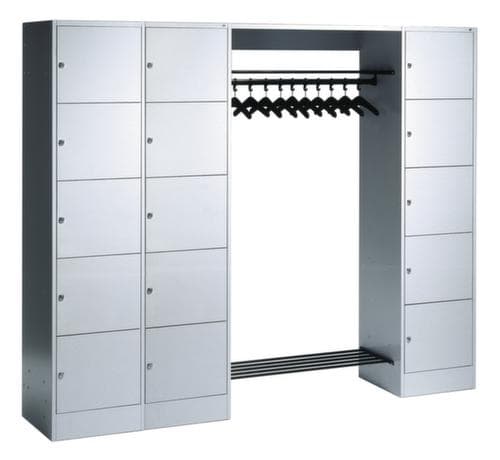 C+P Schließfach-Garderobe Classic mit 15 Fächern, Breite 2760 mm