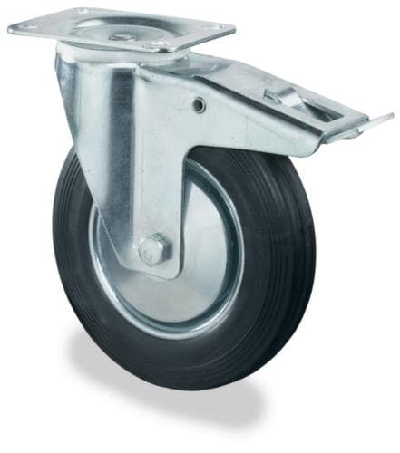 BS-ROLLEN Robustes Vollgummi-Rad