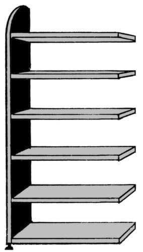 Büro-Selbstbauregal, Breite 1020 mm, 6 Böden