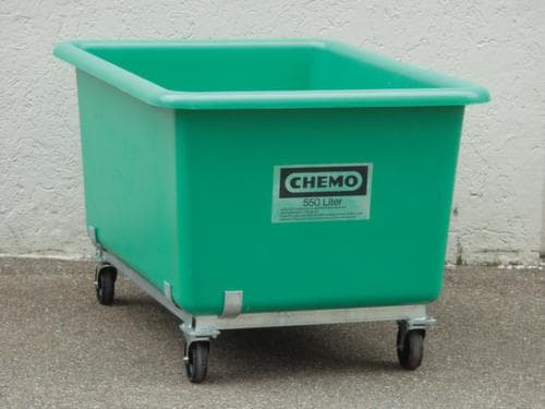 Cemo Fahrgestell für GFK-Großbehälter, für 300 l Behälter, Stahl mit korrosionsschützender Zinkbeschichtung