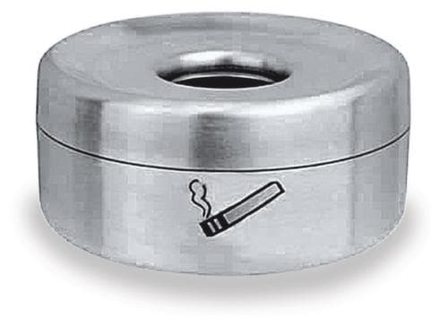 Sicherheits-Tischascher aus Edelstahl, Höhe x Ø 40 x 90 mm