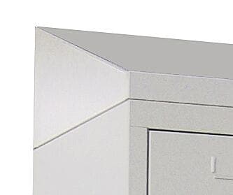PAVOY Garderoben- und Umkleideschrank Basis in lichtgrau