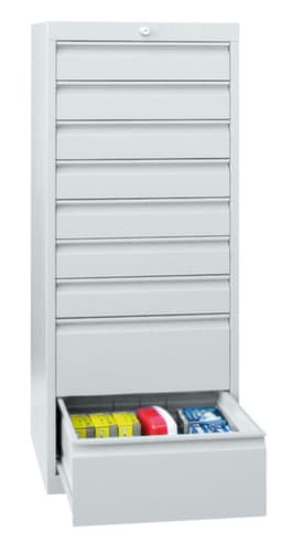 PAVOY Schubladenschrank Basis Plus RAL7035, 8 Schublade(n), RAL7035 Lichtgrau/RAL7035 Lichtgrau