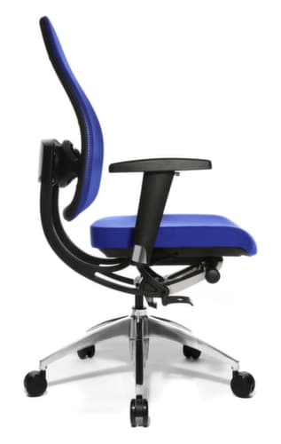 Topstar Bürodrehstuhl Open Base + Art OPEN BASE 10 mit Body-Balance-Tec®-Gelenk, Netzrückenlehne, blau