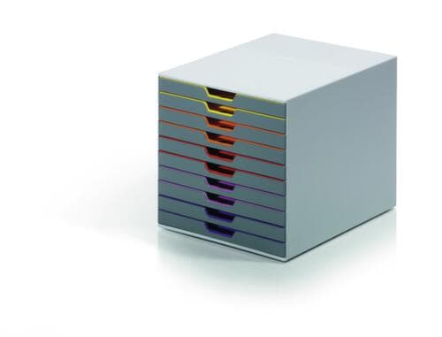 Durable Schubladenbox VARICOLOR® in grau, für DIN A4/DIN C4/Folio