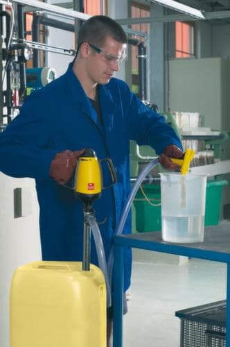 Lutz Elektro-Fasspumpe für verschiedene Medien, für dünnflüssige Säuren und Laugen, 75 l/min