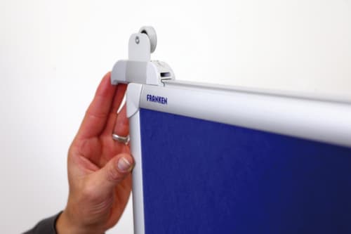 Franken Whiteboard für Wandschienen-System, Höhe x Breite 1000 x 2000 mm