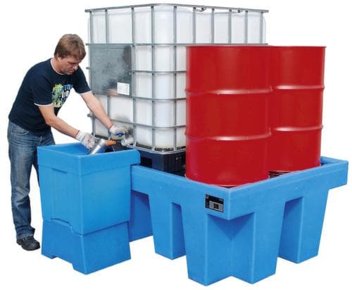 PE-Auffangwanne WP-PE für Fässer/KTC/IBC